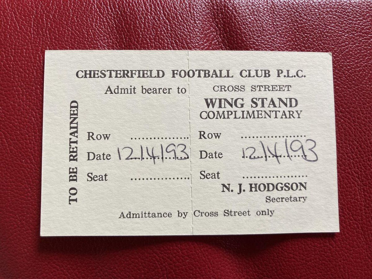 DruidSports's tweet photo. @craigyjones17 My 5 year old son Tomos was the Reds mascot on the day, photo of ticket, Tom with one Stevie Watkin and with the red army in the background.  When having a pre-match kick around he kicked the ball into the air and was looking around for it when it hit him on the top of the head😂 https://t.co/tmcll9Clhu