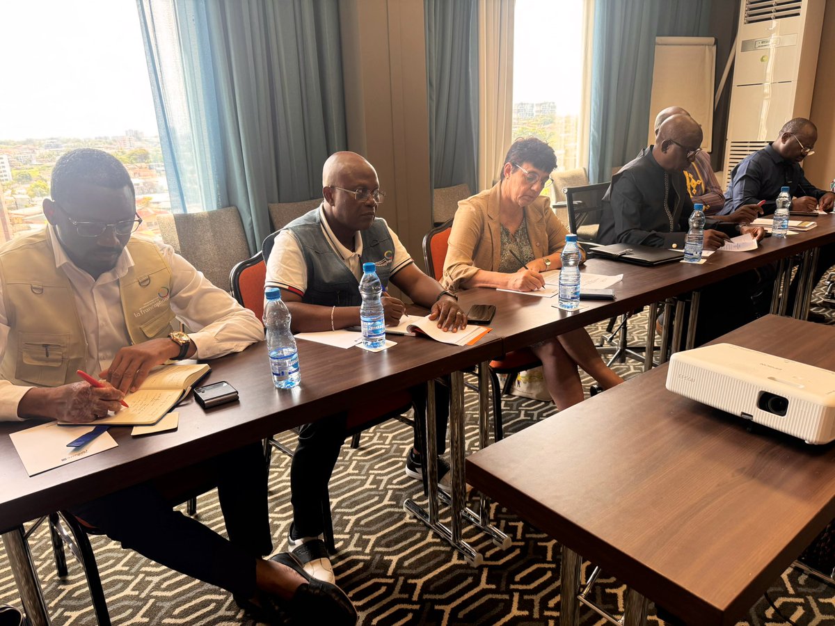 H.E. <a href="/TrovoadaPatrice/">Patrice Trovoada</a>, Head of the #AUEOM to the 12th April 2025 Presidential Elections in #Gabon, participated in a meeting of Heads of International Election Observer Missions; <a href="/OIFrancophonie/">La Francophonie</a>, <a href="/commonwealthsec/">The Commonwealth</a>, <a href="/CEEAC_ECCAS/">CEEAC_ECCAS</a>. They exchanged views on the just concluded elections