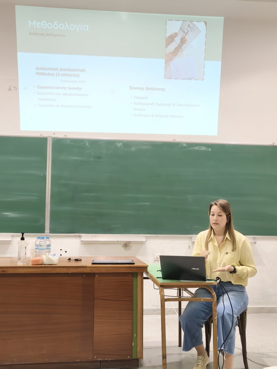 PlayProofS's tweet photo. First day at #Enephet2025 Conference at Thessaloniki!
Eleni Stavropoulou and Argyris Nipyrakis presented their studies, while Glykeria Fragkiadaki  was in the chair of the meeting!
On Monday Ilia Christidou and Iro Zachariadi are going to present their work, so stay tuned! https://t.co/meNMyfpmXc