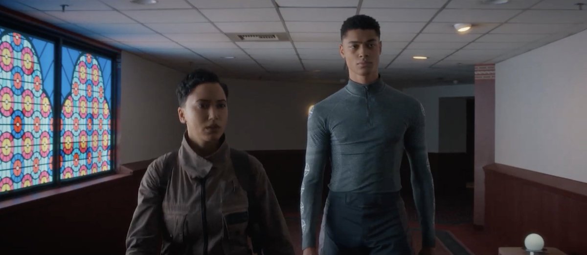 firstshowing's tweet image. This also co-stars Alex Winter as his coach - along with Patton Oswalt as a kooky internet personality who comes up with the "The Battle Of Absolute Dominion" at the center of the film. Looks like a good time - this should kick ass. #AbsoluteDominion