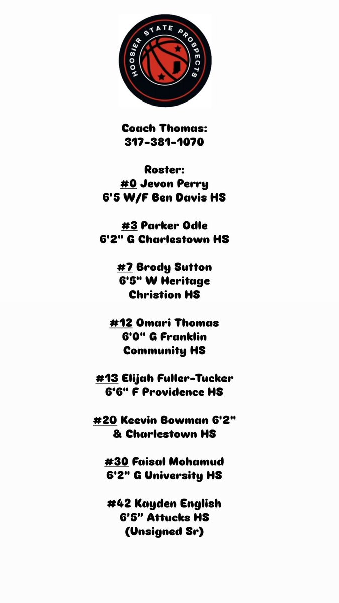 Hoosier State Prospects 2025 tweet media