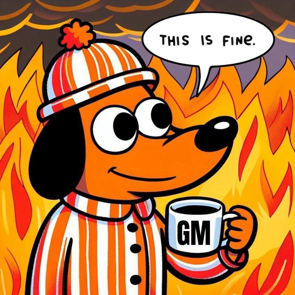 A Fine morning it is!

Ca 0x75c97384ca209f915381755c582ec0e2ce88c1ba

#memecoin1000x