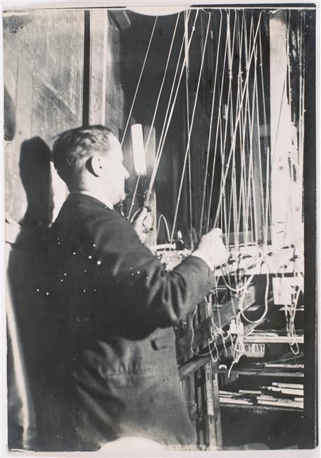 RealPreCinema's tweet photo. Under Rivière's direction, the Black Cat developed to proto-cinematic heights, completely engrossing the audience in a Kaleidoscope of colour, music, and especially movement. 

Pictured are four behind-the-scenes photographs of the Shadow Theatre in production.  Images Shigekin. https://t.co/j1m8yjzTng
