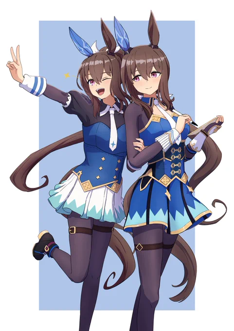 アドマイヤ姉妹のファン交流会#ウマ娘 #アドマイヤベガ 