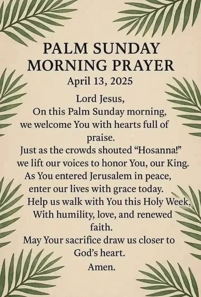 #PalmSunday2025 #PalmSunday