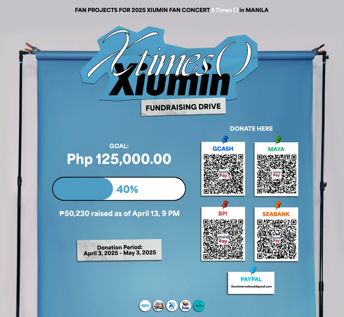 ElsaSquadPh_99's tweet photo. #XtimesMANILA FUNDRAISING UPDATE as of April 13, 2025 https://t.co/Cc36UkE52R