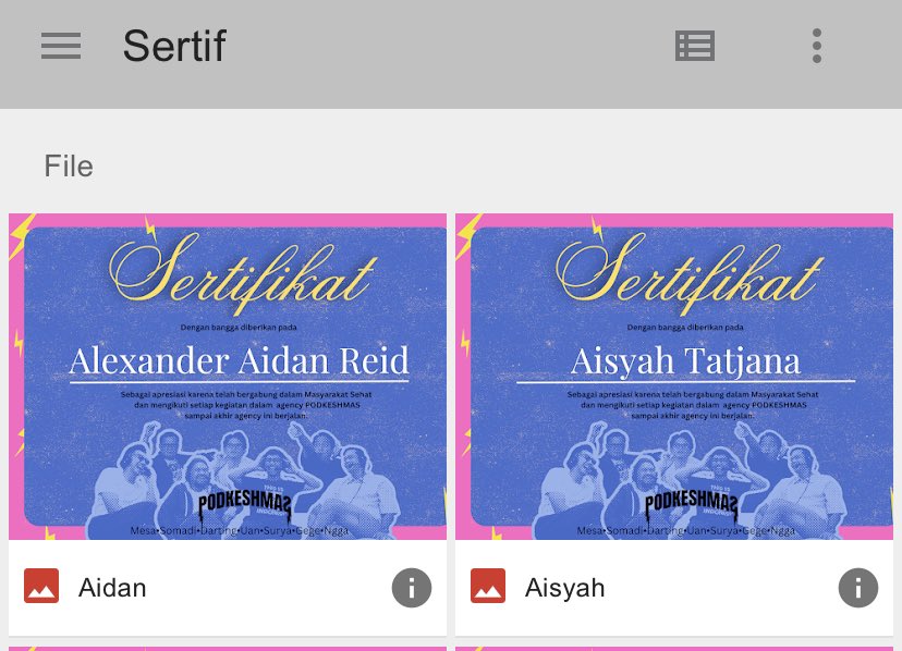 Yang satunya rapot sekolah swasta katolik, satunya swasta islam terpadu