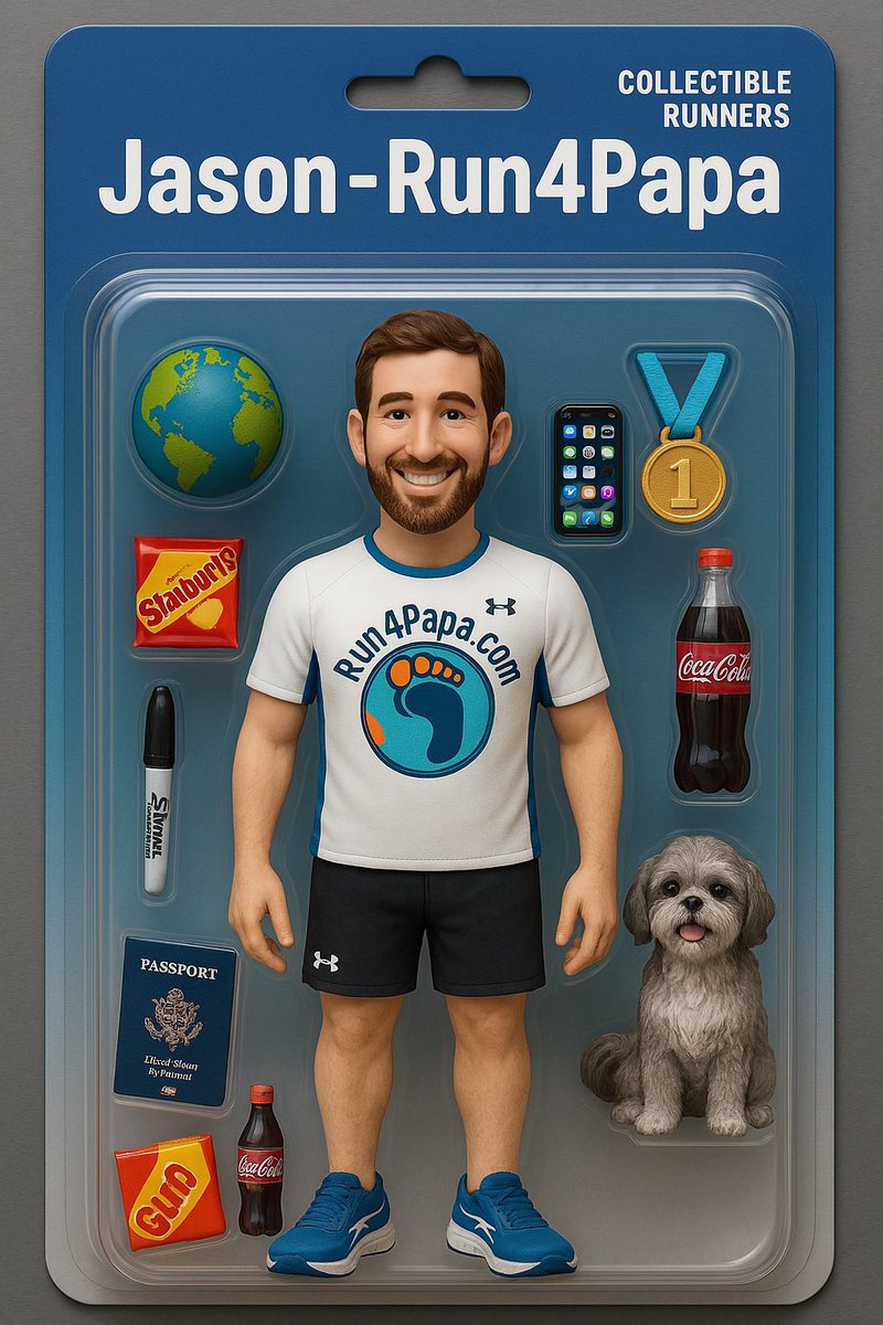run4papa's tweet image. ⏳🚨When AI is coming for you🏁🏃🏻‍♂️👀🥇🥤🍫🖊️✈️🌎📲

#50halfmarathon50states #RunningAgainstDementia #collectibles #ChatGPTActionFigure