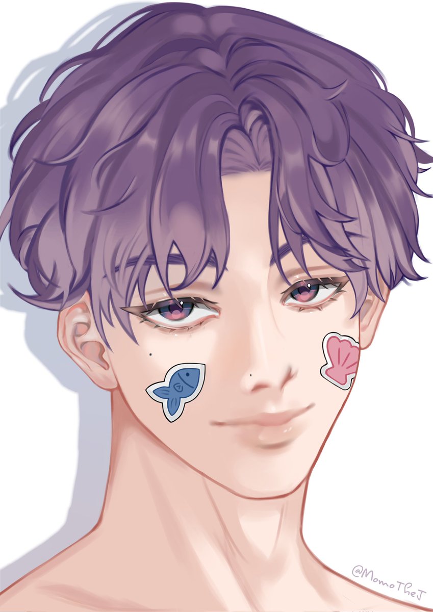 artsymoj's tweet photo. @peachblobbu How about we stick some stickers on him too? 🫧 https://t.co/t2pJjn0viX