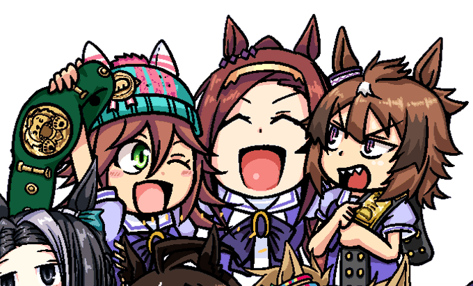 【単独用】
サムソンビッグ、サクラバクシンオー、シンコウウインディ、誕生日おめでとうございます!
#ウマ娘
#サムソンビッグ生誕祭 
#サクラバクシンオー生誕祭 
#シンコウウインディ生誕祭 