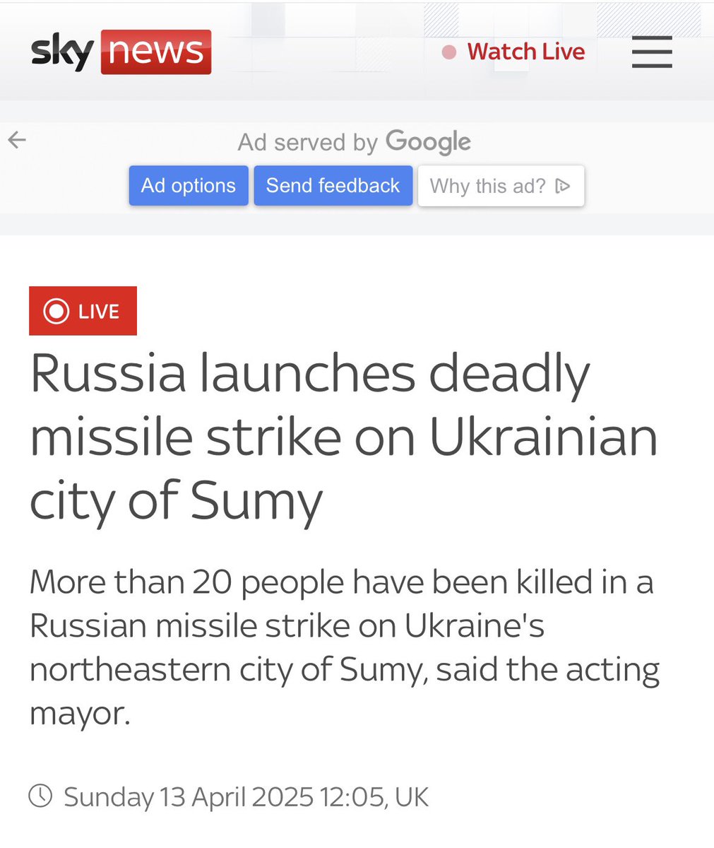 Two hours apart. Same outlet. Russia vs. Israel. 

The difference in framing isn’t subtle.

Do better <a href="/SkyNews/">Sky News</a>