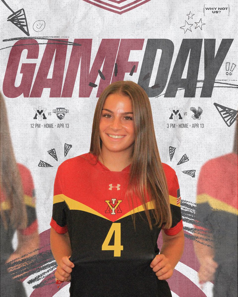 GAMEDAY X 2‼️✌️

Come support us at Drill Field #2 at 12pm and 3pm!

#RahVaMil | #WHYNOTUS
