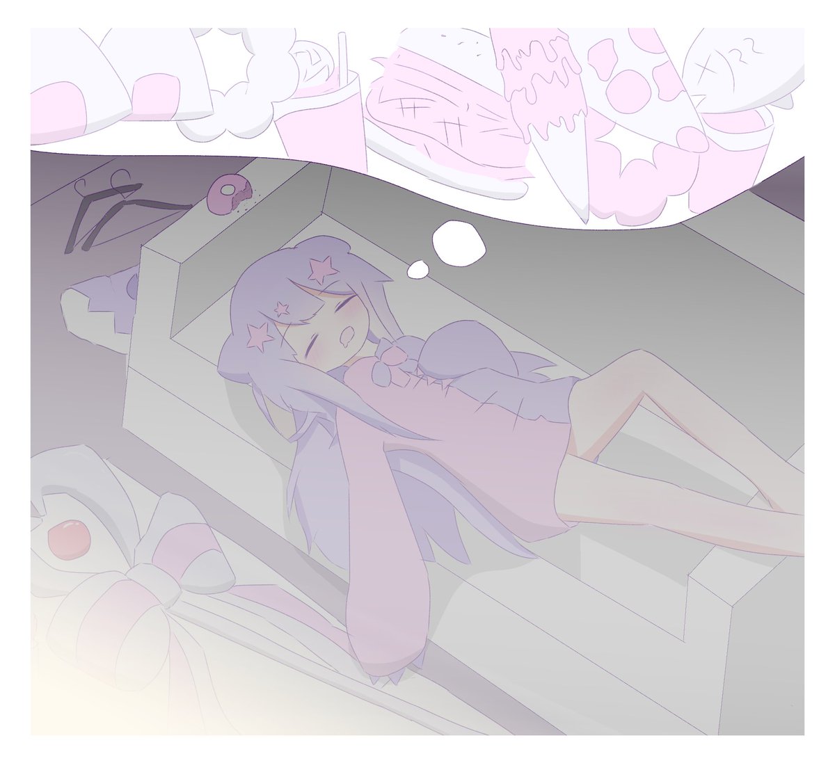 Aeria_uccello's tweet photo. すやるちゃ...🛌
 #お絵ガキ帳 https://t.co/bZjz1DvQsc