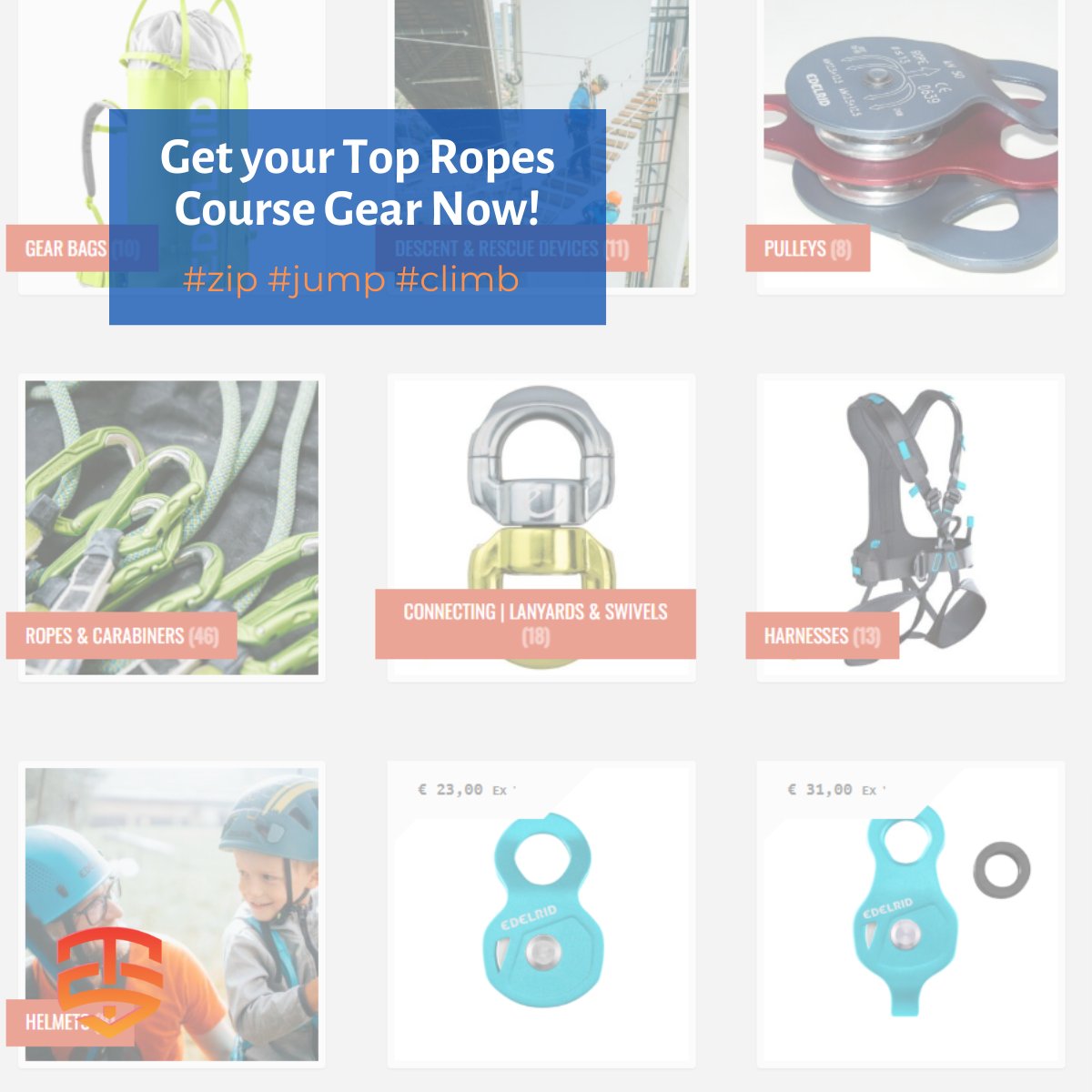 thrillsyndicat's tweet photo. Upgrade your adventure park with premium ropes course equipment! From harnesses to rescue devices, we’ve got it all. Explore the latest innovations here: https://t.co/l8eSXBlQ5E 

#AdventureGear #RopesCourse #OutdoorFun https://t.co/U43yQSppmH