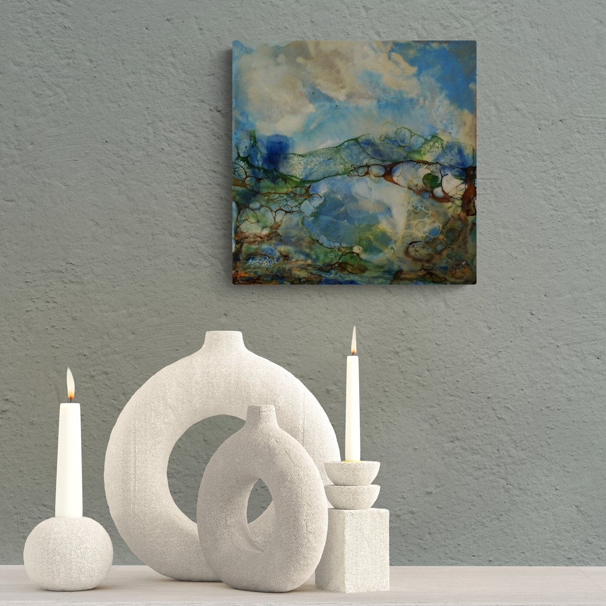 dorastorkart's tweet photo. ✨ "Horizon Fragments" ✨
A dynamic abstract triptych crafted with the shellac burn technique. Layers of sea, sky, and earth-inspired colors come alive in deep blues and greens.
👉Explore now: https://t.co/Nd51ih08wS
#ShellacBurn #AbstractArt #NatureInspired #ModernDecor #buyintoart