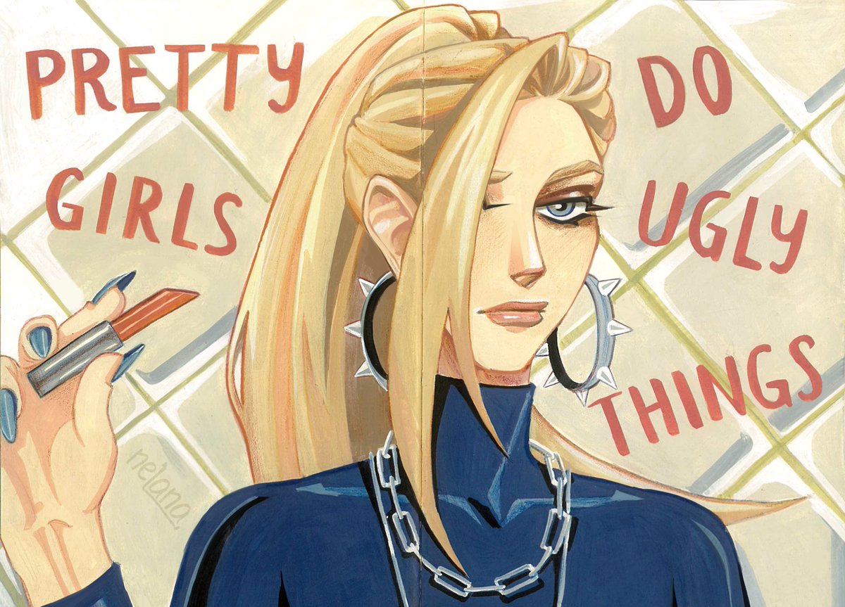 Cause pretty girls do ugly things⛓️

for <a href="/MariaEsser_art/">MariaEsser|COMMS OPEN!</a>💛