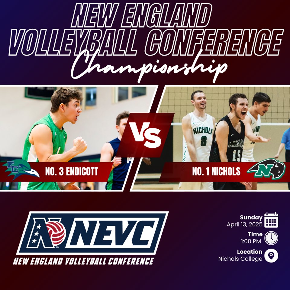 New England Volleyball Conference tweet media