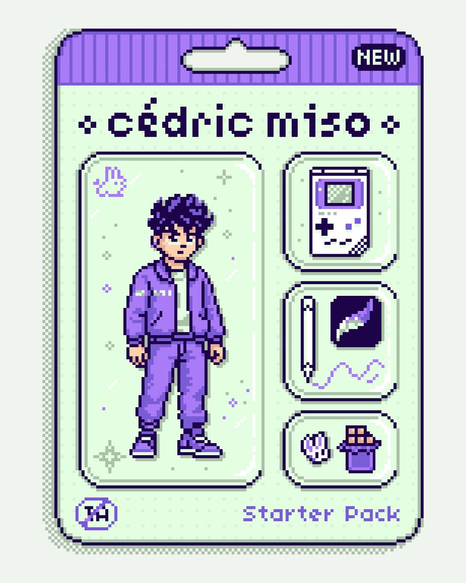 Je suis la tendance des starter packs de ChatGPT, mais SANS l’IA 🤓

#starterpacks #chatgpt #pixel #pixelart #8bit #retro #retrogame #retropixel #characterdesign #GPT4o #game #noia