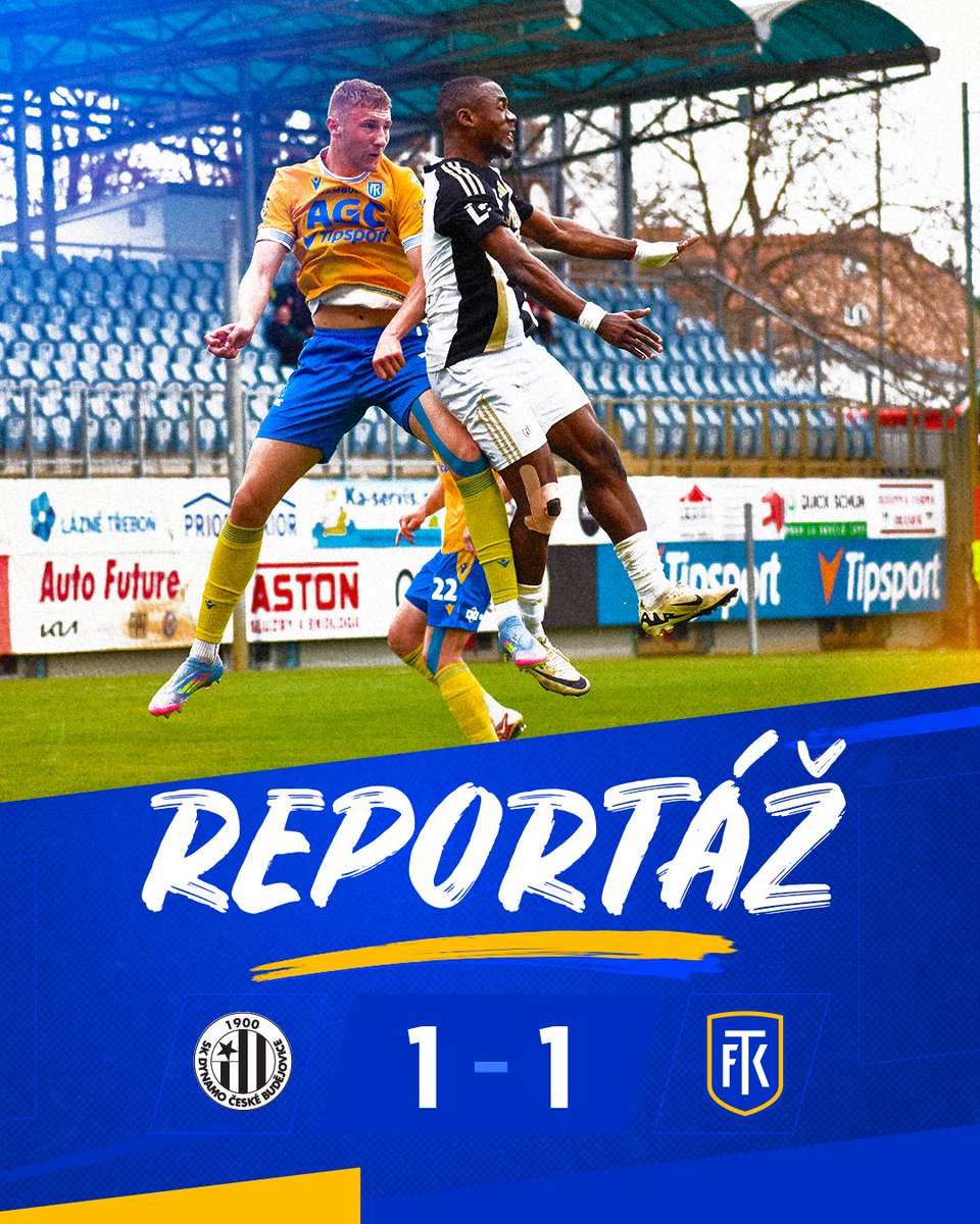 FK_Teplice's tweet photo. 📰 Reportáž z dnešního utkání najdete na našem webu ➡️ https://t.co/7HScTFw0cs
#️⃣ #fkteplice #chanceliga #CEBTEP https://t.co/dLHWfFQGMA