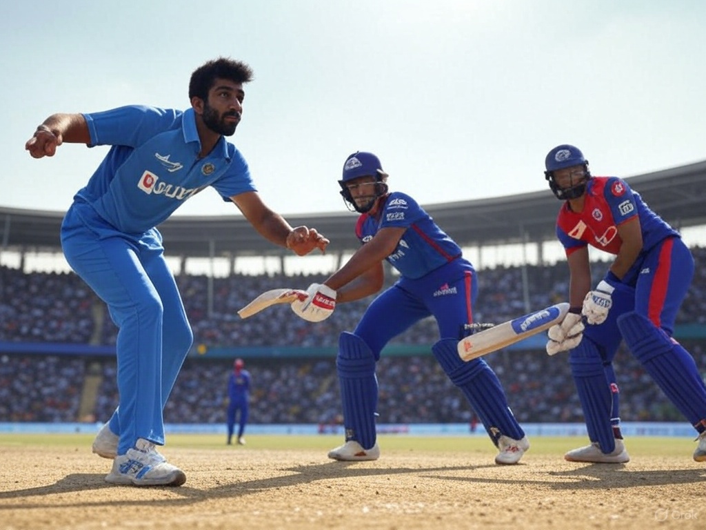 3Smedia_pro's tweet photo. "Today’s match will prove:

MI is just Bumrah + Surya + 9 passengers

DC is just Pant + Hope (literally)" https://t.co/Wo0scb0LeM