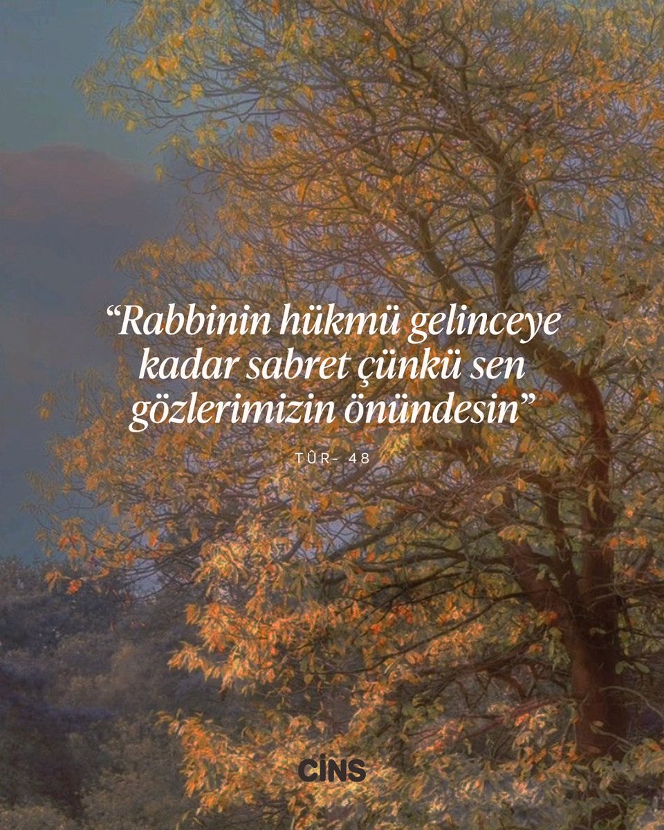 CinsDergi's tweet photo. “Rabbinin hükmü gelinceye kadar sabret.” https://t.co/pQ9WWGFoId