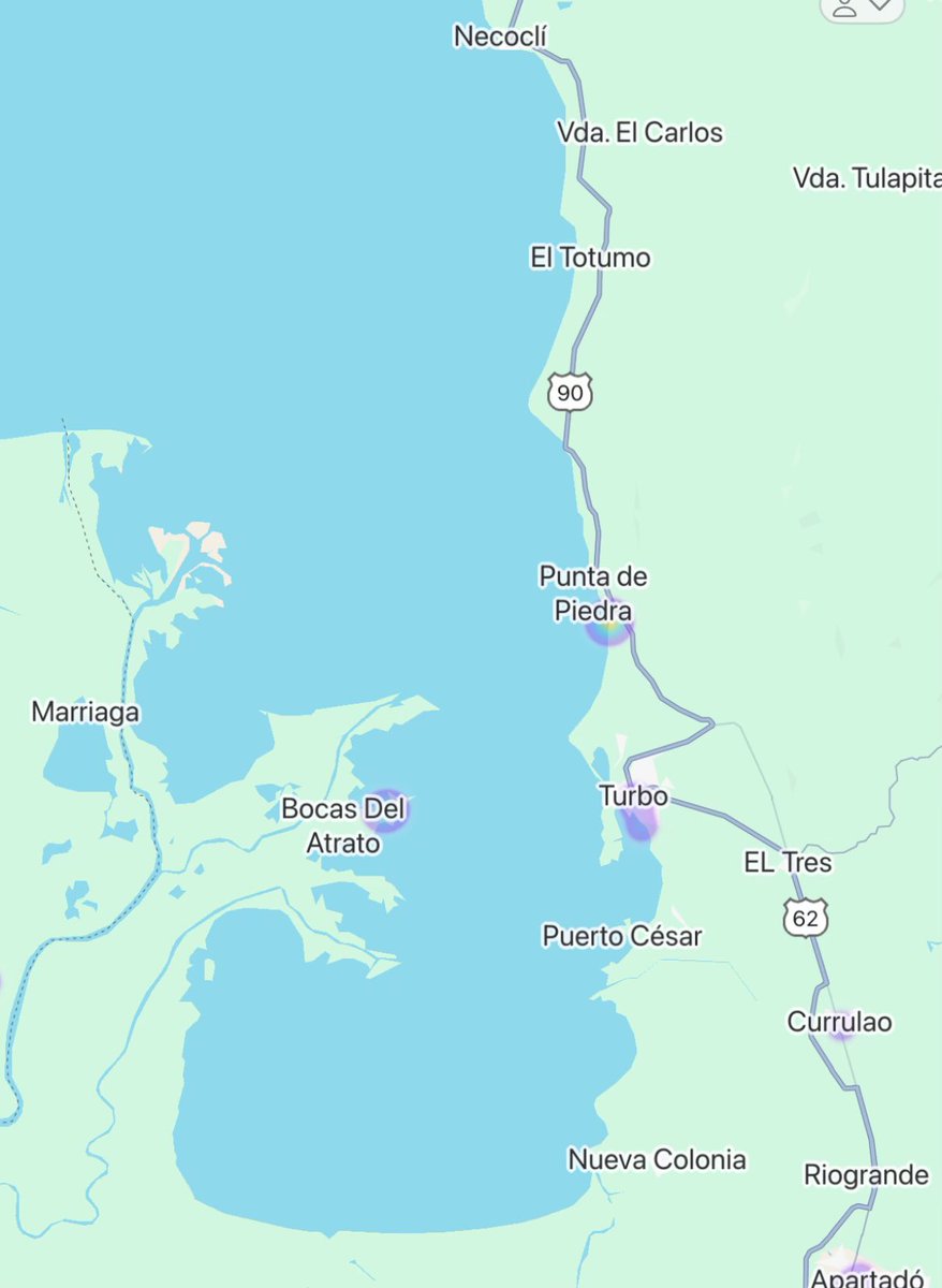 darosselli's tweet photo. RÍOS DE COLOMBIA

Hoy los llevo a recorrer el caudaloso río Atrato, de abajo a arriba. 

El delta del Atrato tiene varias bocas, una de las principales es frente a Turbo, en el golfo del Darién. El caserío se llama Bocas del Atrato. 

🧵 https://t.co/Z1NA5EXXK6