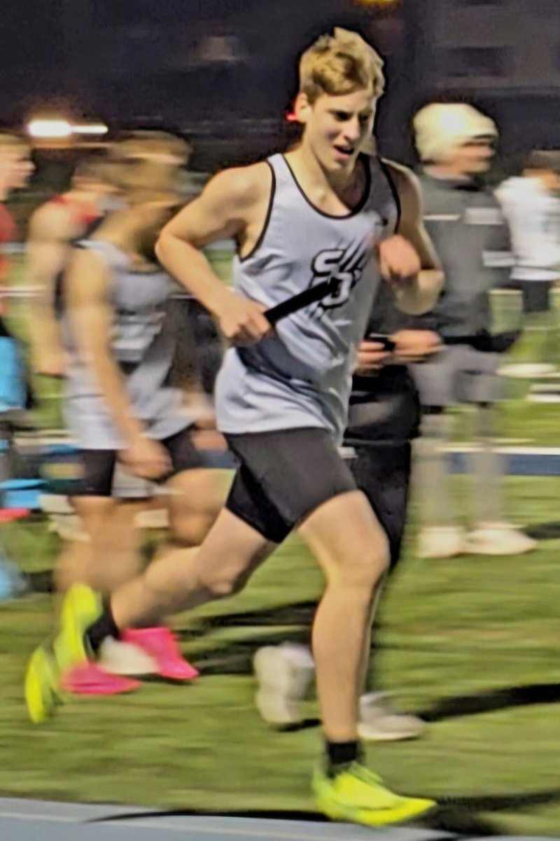<a href="/BrennanBillick/">brennan billick</a> <a href="/BrooksBillick/">Brooks Billick</a> is a freshman on the Track Team, and he too, is getting some time...
Ran 3rd leg of Shuttle Hurdle Relay (1st)
Ran anchor of 4X400 relay (4th)
Threw Discus 93-0

Also a member of the 8th Place State Jazz Team, and received a Division I with "SLIPPERY GENTLEMEN"
