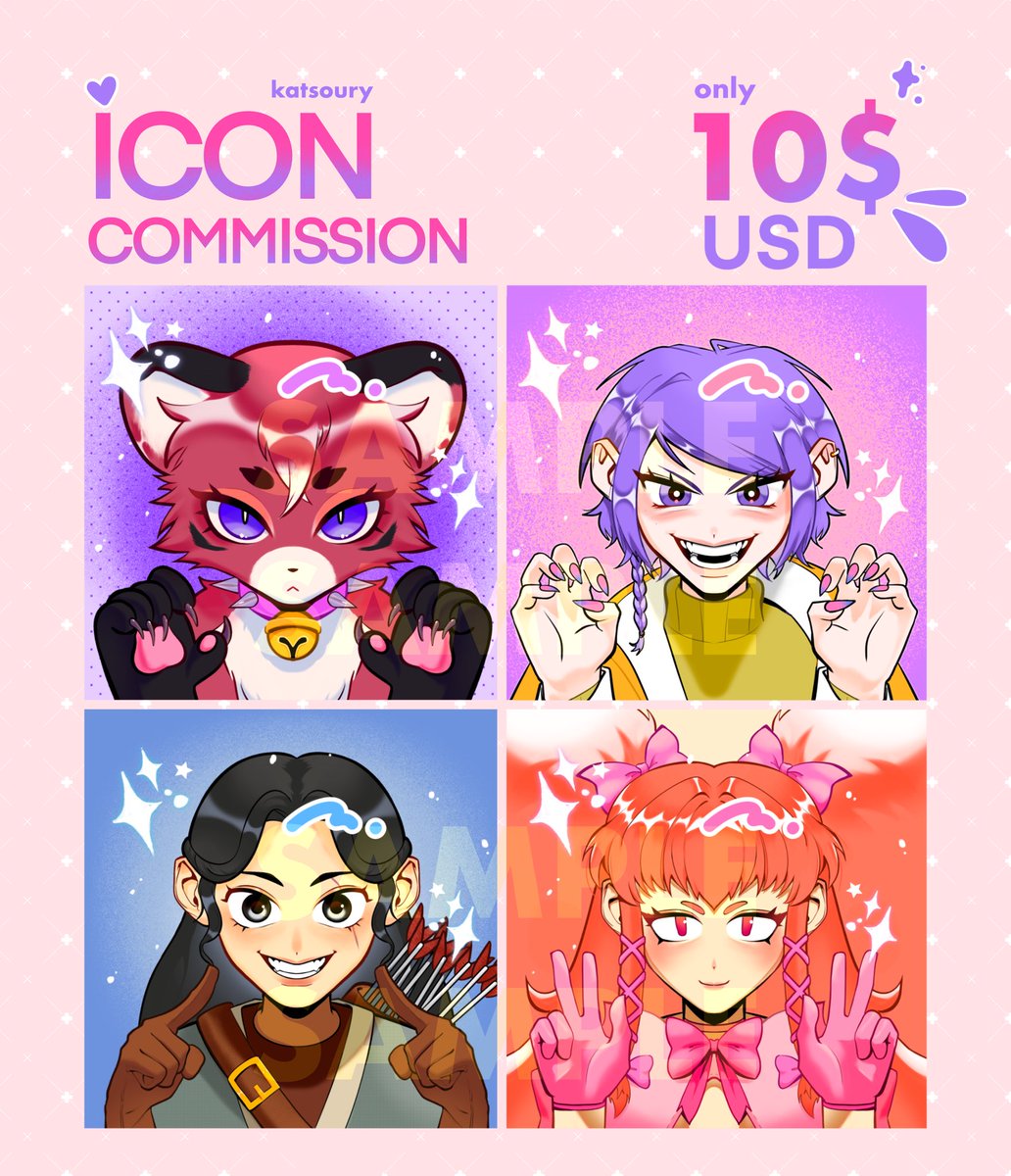 katsoury's tweet photo. hello! this month has hit my household very hard: we lost one of our family cats to a very expensive surgery, leaving us with a heavy chest and a bill that I managed to pay, but we're halfway through the month and we're empty-pocketed.

i still have comms open only 10 USD! https://t.co/UD0TSlbDfv