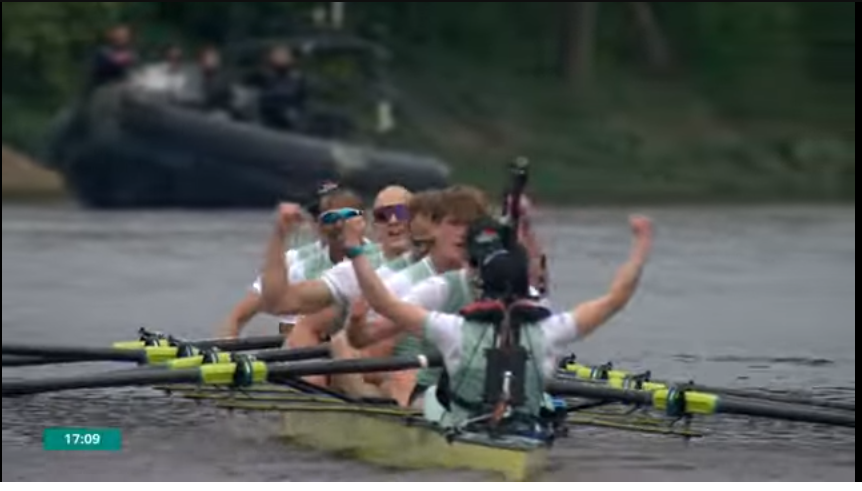 That winning feeling 🙌 #TheBoatRace