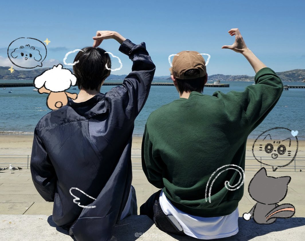 513uppuri's tweet photo. taegyu family vacation🌤️🌴 https://t.co/Q9CpvbWVIY