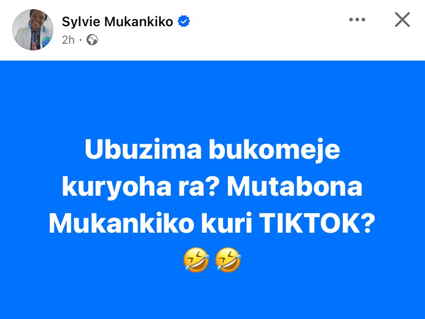 RealDANRwanda's tweet photo. Umwanda wa mbere twamaze kuwusiba kuri TikTokโฆ. ๐ฎ Harya ikindi ki Jenosideli ni ikihe ? ๐คฃ๐คฃ
#Kwibuka31 #RODF https://t.co/8DvdimJAc6