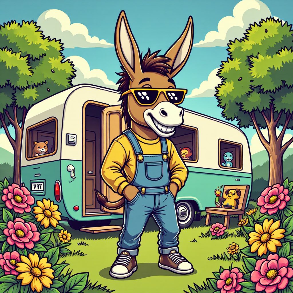 GDKMeme's tweet photo. Gold Donkey: Crypto Life on the Road

No charts, no stress—just good vibes and DeFi dreams.
While others chase pumps, Gold Donkey enjoys the view and sips gains in peace.
Crypto is a marathon, not a sprint. Stay grounded, stay golden.

[https://t.co/2dYoT5lvC8]

Disclaimer: Not financial advice. DYOR – Do Your Own Research before investing.

#GoldDonkey #CryptoChill #DeFiVibes #VanLifeCrypto #Web3Journey #MemeCoinMood #HODLAndRelax #DYOR #CryptoNomad #AltcoinAdventures
#Bitcoin #DOGE #coin 
#Crypto #Cryptocurency 
#PEPE #fun