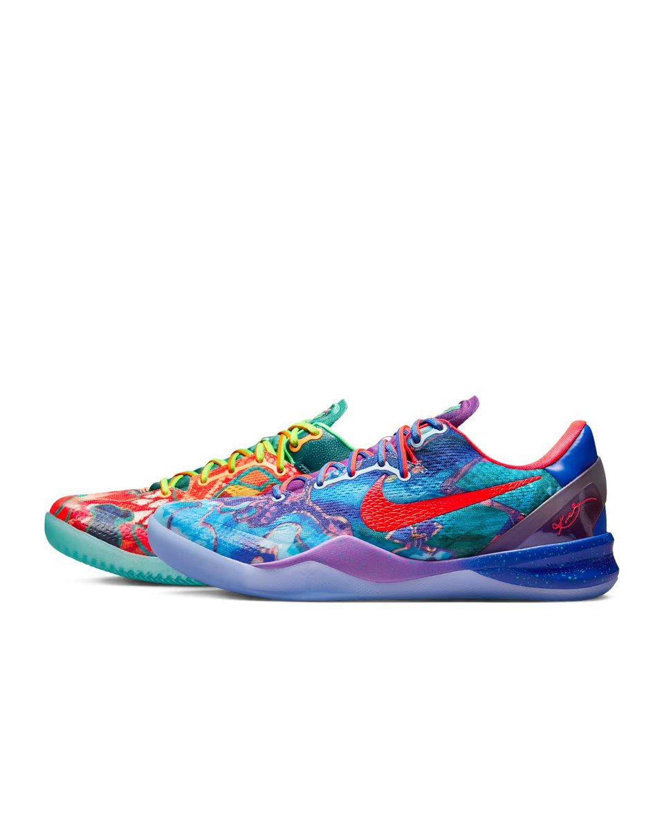 J23app's tweet photo. ALMOST LIVE: Kobe VIII Protro "What the Kobe?" collection on SNKRS

Kobe VIII Protro -> https://t.co/8SWm34WSjS

Apparel -> https://t.co/JmL2McvU9Q https://t.co/Tm90U263eH