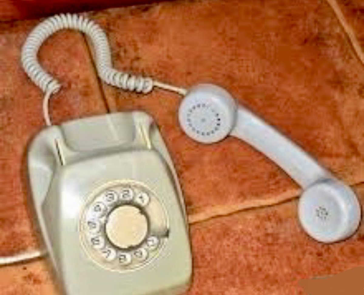 Ustedes no habían nacido, pero así se bloqueaba a la gente en mi época.