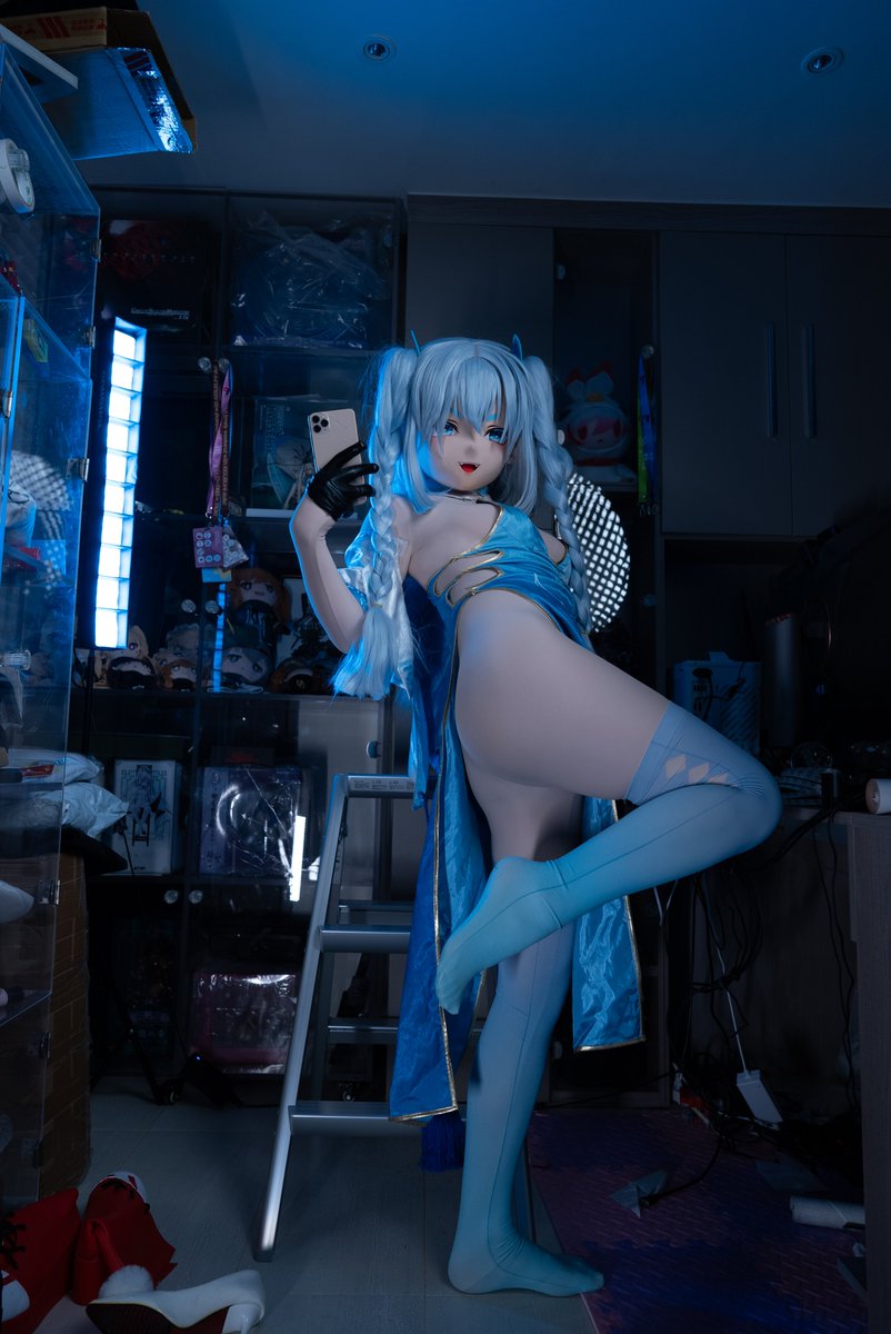 是PA-15翠雀媚哦~
#PA15 
#kigurumi 
#着ぐるみ