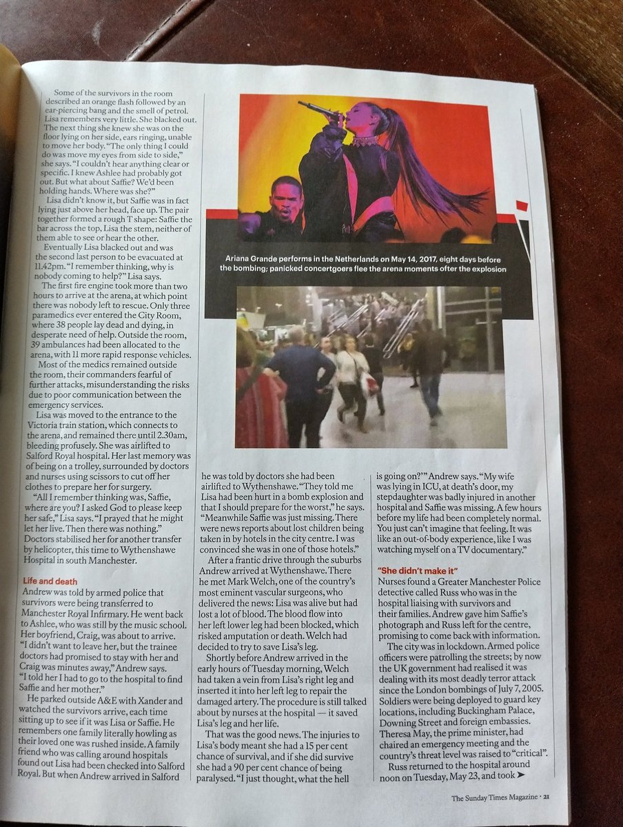 michael_hal's tweet photo. Very moving read on Saffie-Rose, the youngest victim of the Manchester Arena bombing. Look back in anger. From Sunday Times magazine. https://t.co/4B8tkwlBI1