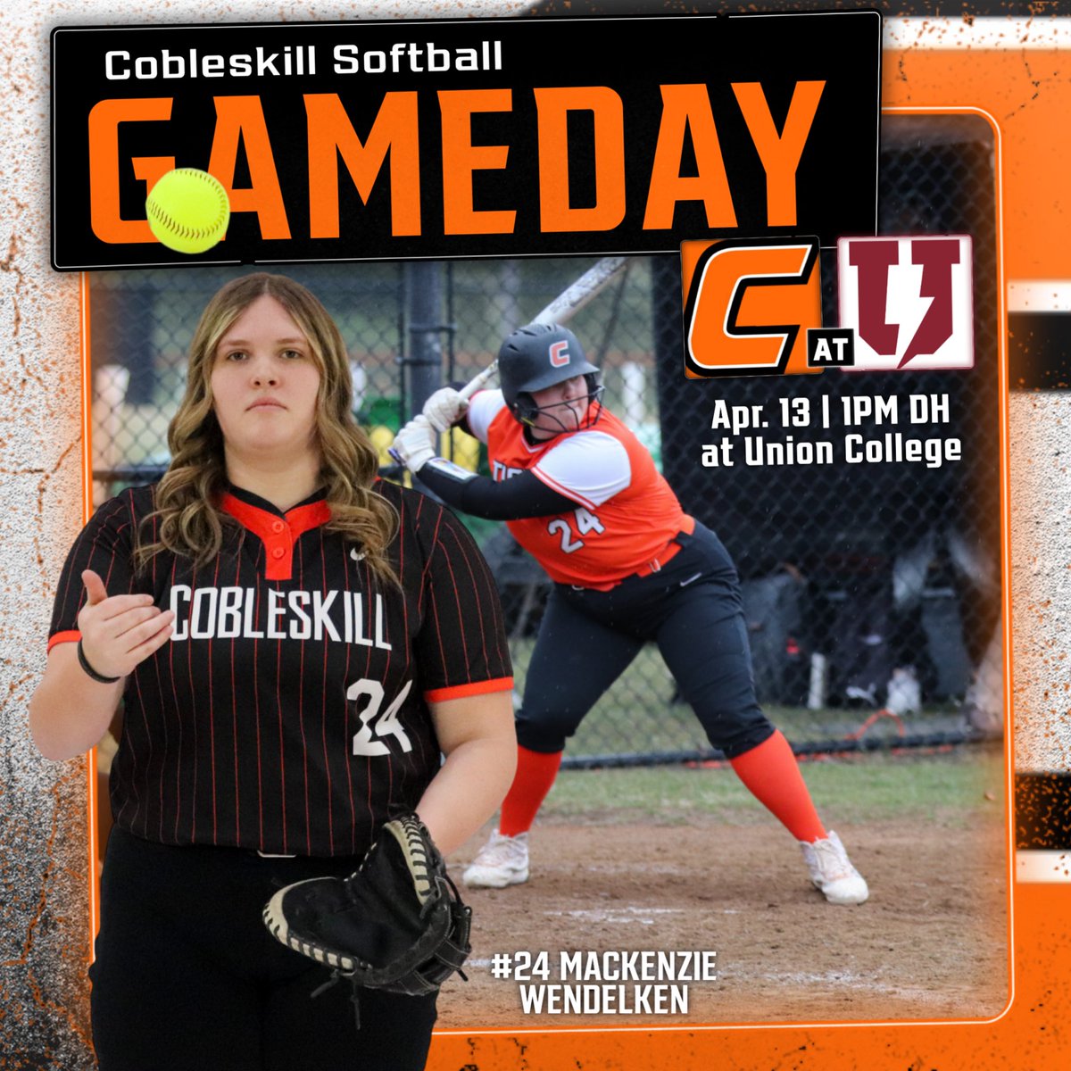 CobyAthletics's tweet photo. GAMEDAY 🐅🥎

The Fighting Tigers hit the road as they travel to Union College for a 1pm non-conference doubleheader.

🆚 Union College (4-10/1-3)
⌚️ 1 PM
📍 Schenectady, NY
🎥📊 https://t.co/nTCmF0RMoP 

#OneCoby #d3sb https://t.co/d62C32aoUV