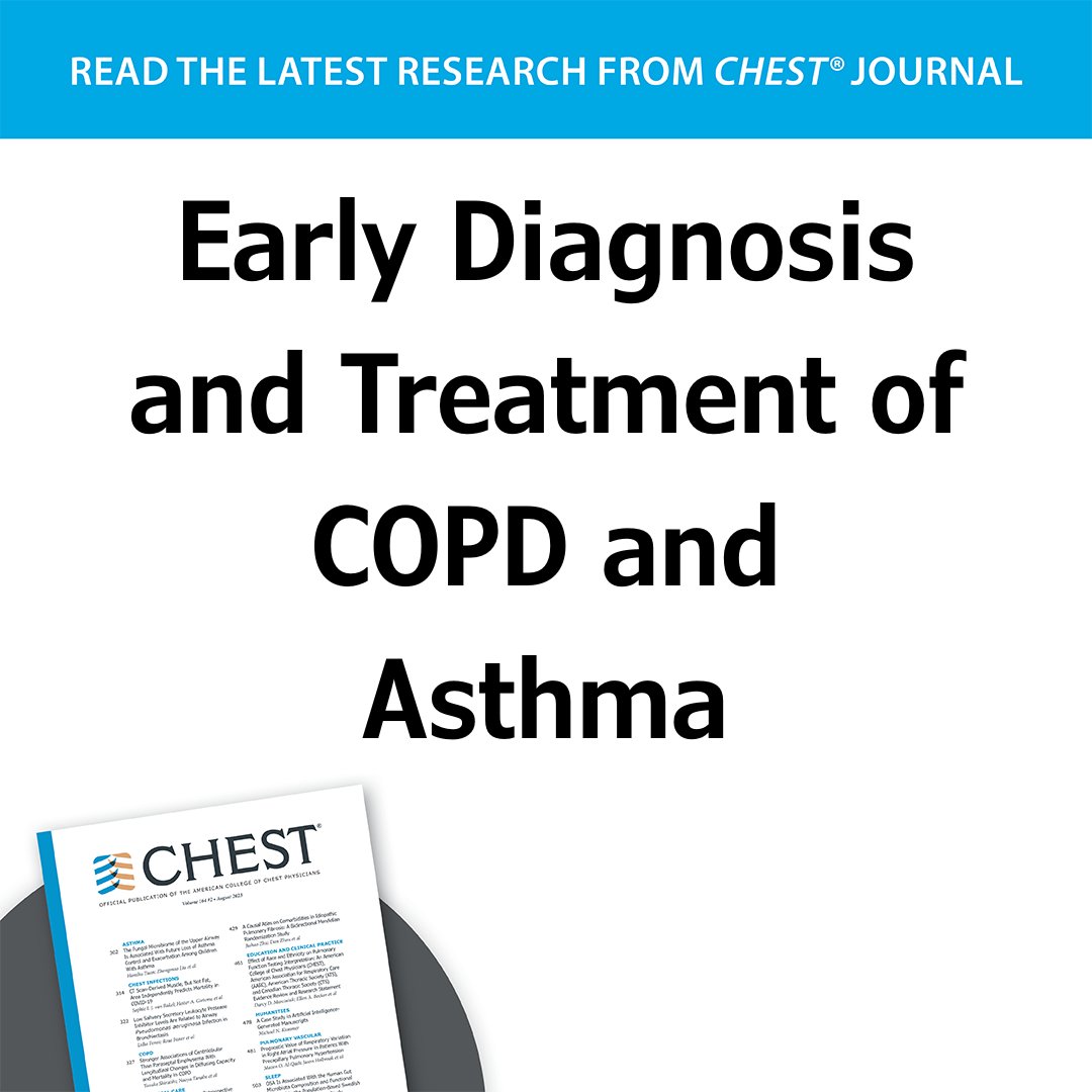 A randomized controlled clinical trial recently demonstrated that early diagnosis and treatment of #asthma or #COPD improves health care utilization and improves health outcomes. Read a commentary on the findings in the April issue: hubs.la/Q03h3VS60
#MedEd #MedTwitter