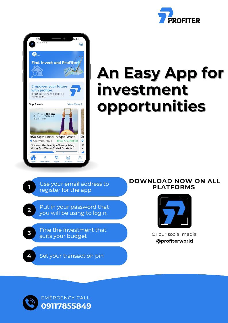 ProfiterIh's tweet photo. Make your money work for you this week!! Download Profiter App and start growing your wealth https://t.co/TZc3mP3EFP
