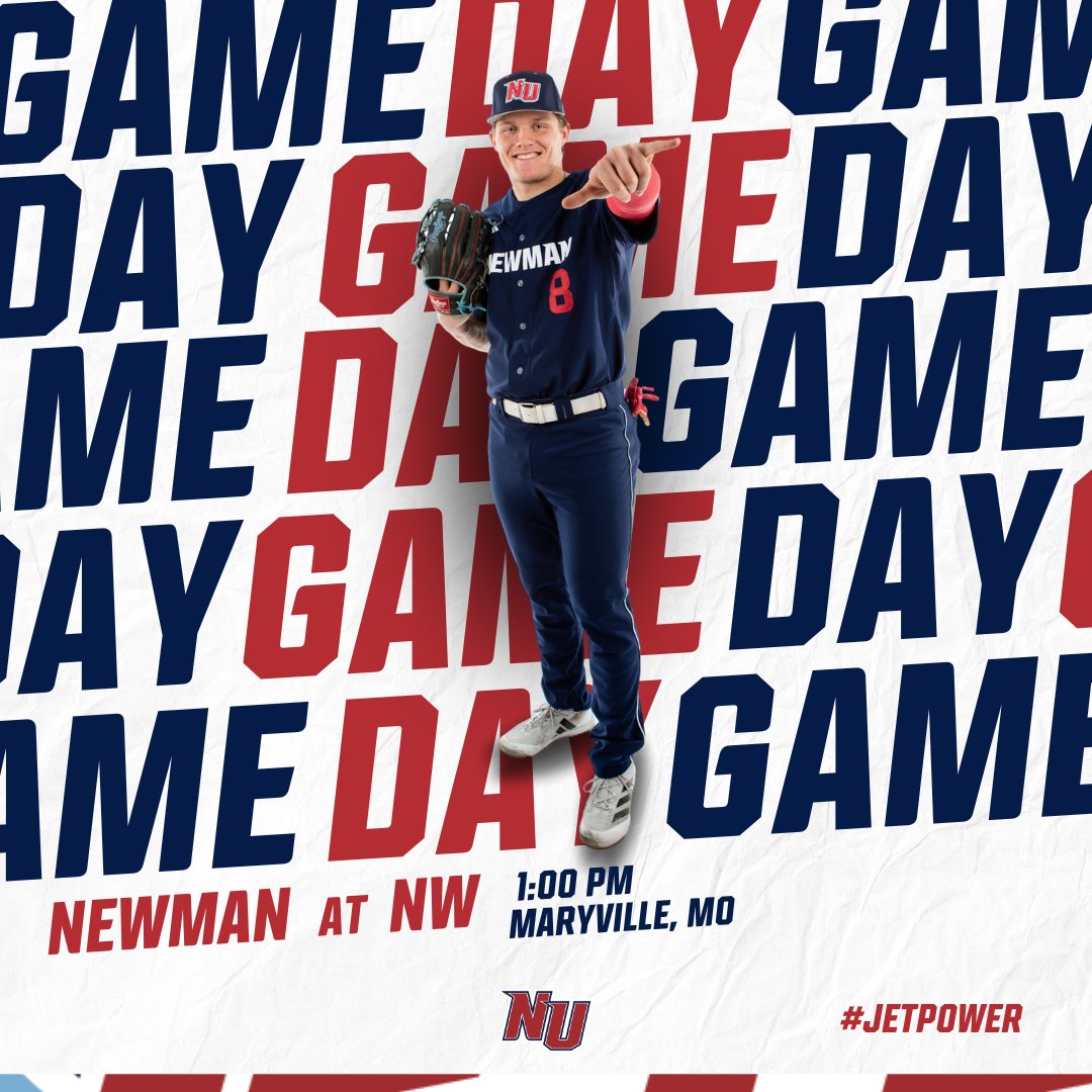 Newman Athletics (@newmanjets) on Twitter photo Game Day❗
🆚Northwest
📍Maryville, MO
🕔1:00 PM
📺bit.ly/3IXPTFh
📊bit.ly/3NIjDtC
#JetPower✈️ x <a href="/NewmanJetsBSB/">Newman Baseball</a> Game Day❗
🆚Northwest
📍Maryville, MO
🕔1:00 PM
📺bit.ly/3IXPTFh
📊bit.ly/3NIjDtC
#JetPower✈️ x <a href="/NewmanJetsBSB/">Newman Baseball</a>