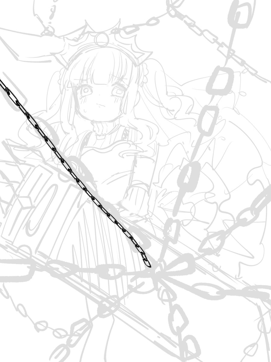 …そのまま手描きで行きます 