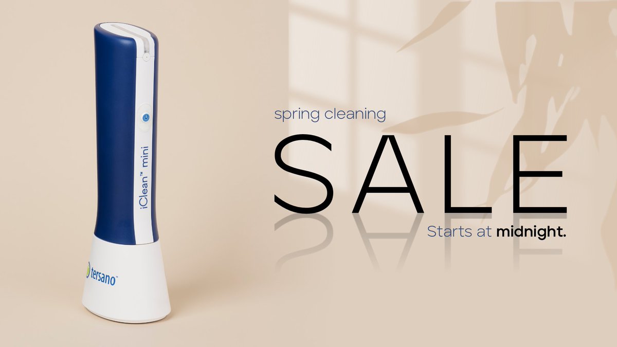 MyTersano's tweet photo. The countdown is on! Our epic iClean mini Spring Cleaning SALE begins tonight at midnight (EST). 🕛
 
Make spring cleaning a breeze with the world's most powerful and ​proven chemical-free cleaner.

Explore the mini here → https://t.co/xaSlLOU1TS

#SpringCleaning #iCleanmini https://t.co/xCqgJJrkrt