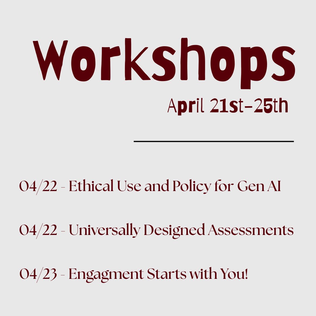UofSC_CTE's tweet image. Make sure to check out our workshops for next week! More info to come this week, so keep an eye out. #USCCTE #CTEworkshops #CTEevents

ow.ly/BPPA50VyBy4