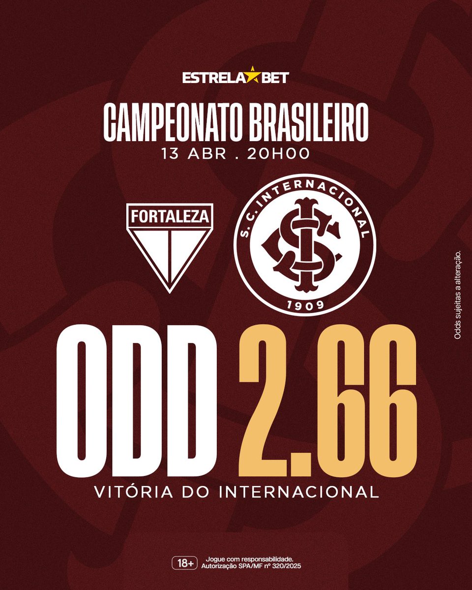 Infernodestino's tweet photo. Colorado, ativando o Efeito Estrela, sua diversão fica #SimplesNumInstante. Aproveite as melhores odds para jogar, torcer e apostar no Inter com a @estrelabet.
Acesse o link e divirta-se! 🇦🇹⭐️
https://t.co/4XxtSh4BhW
18+
#JogoResponsável🔞#EstrelaBet
#ApostaNãoÉInvestimento
Autorizada SPA/MF nº 320/2025