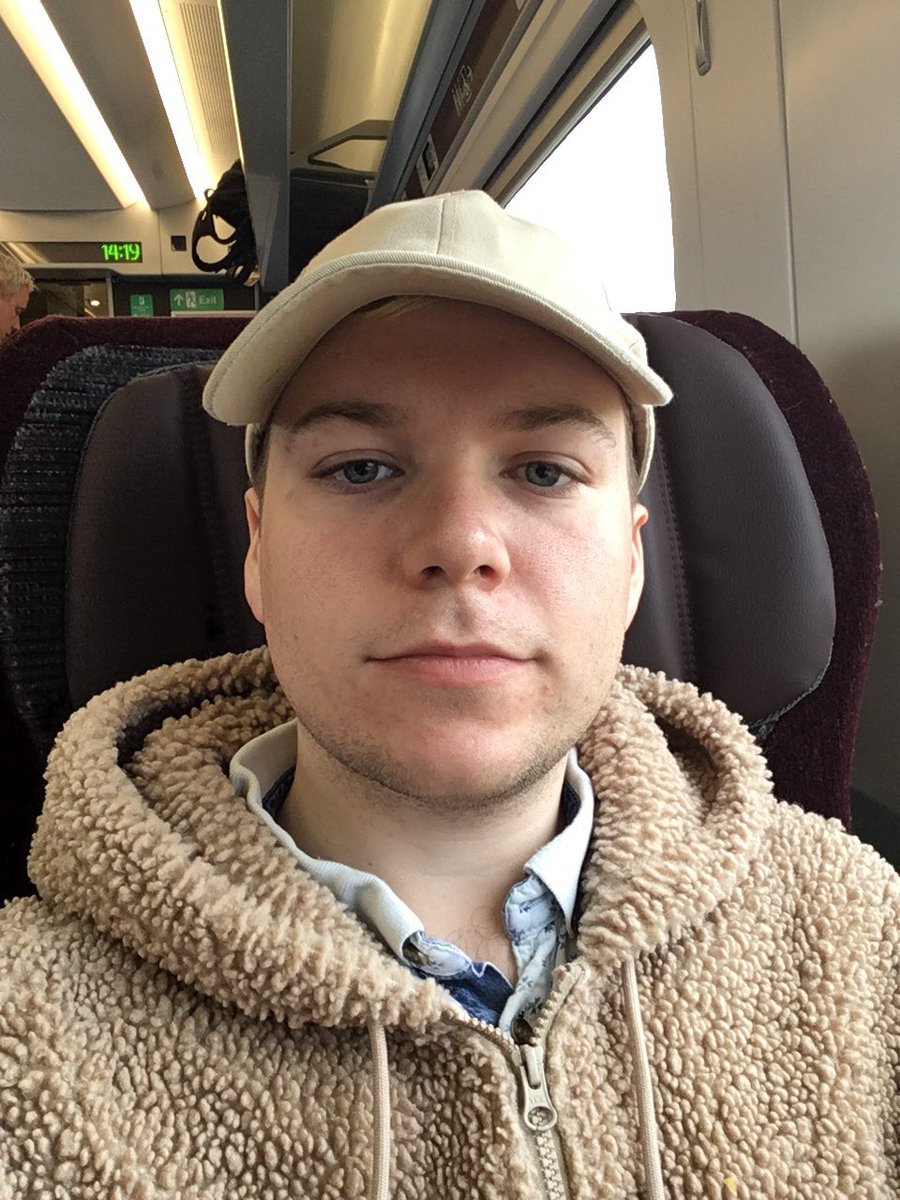 DanLately's tweet photo. I could get used to this 😍 First time in first class 🚂 https://t.co/AXlx6RKOjh