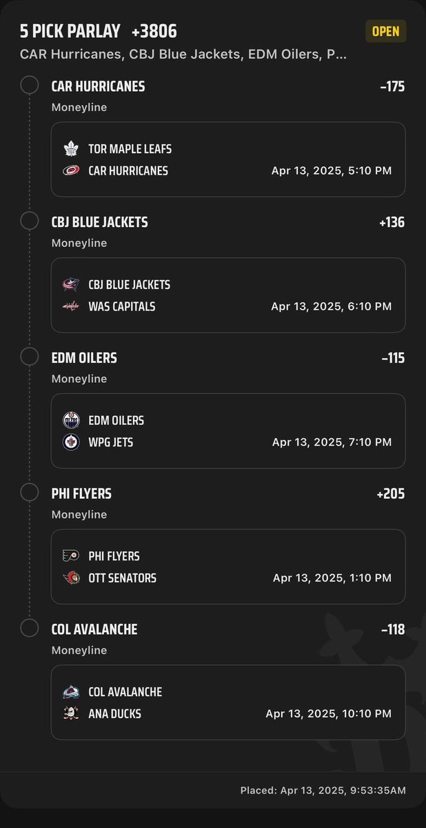 gptpicked's tweet photo. NHL Lotto (+3806)

#GamblingTwitter #GamblingCommunity #gamblingx https://t.co/rcTb9o9WHB
