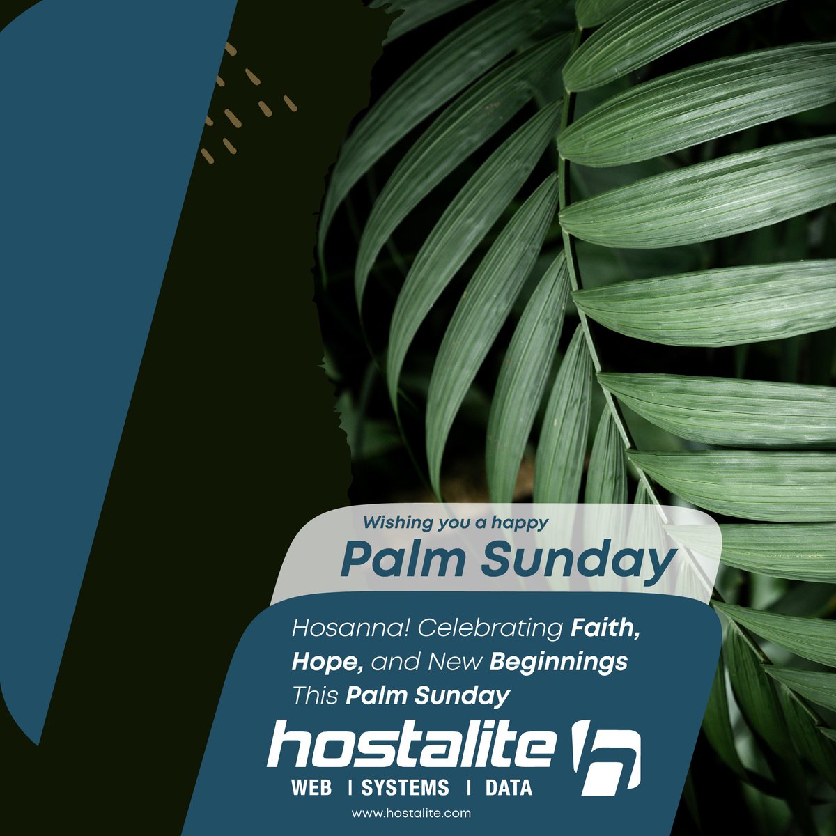 #HappyPalmSunday from Hostalite.
Blessings to you and Enjoy the season.