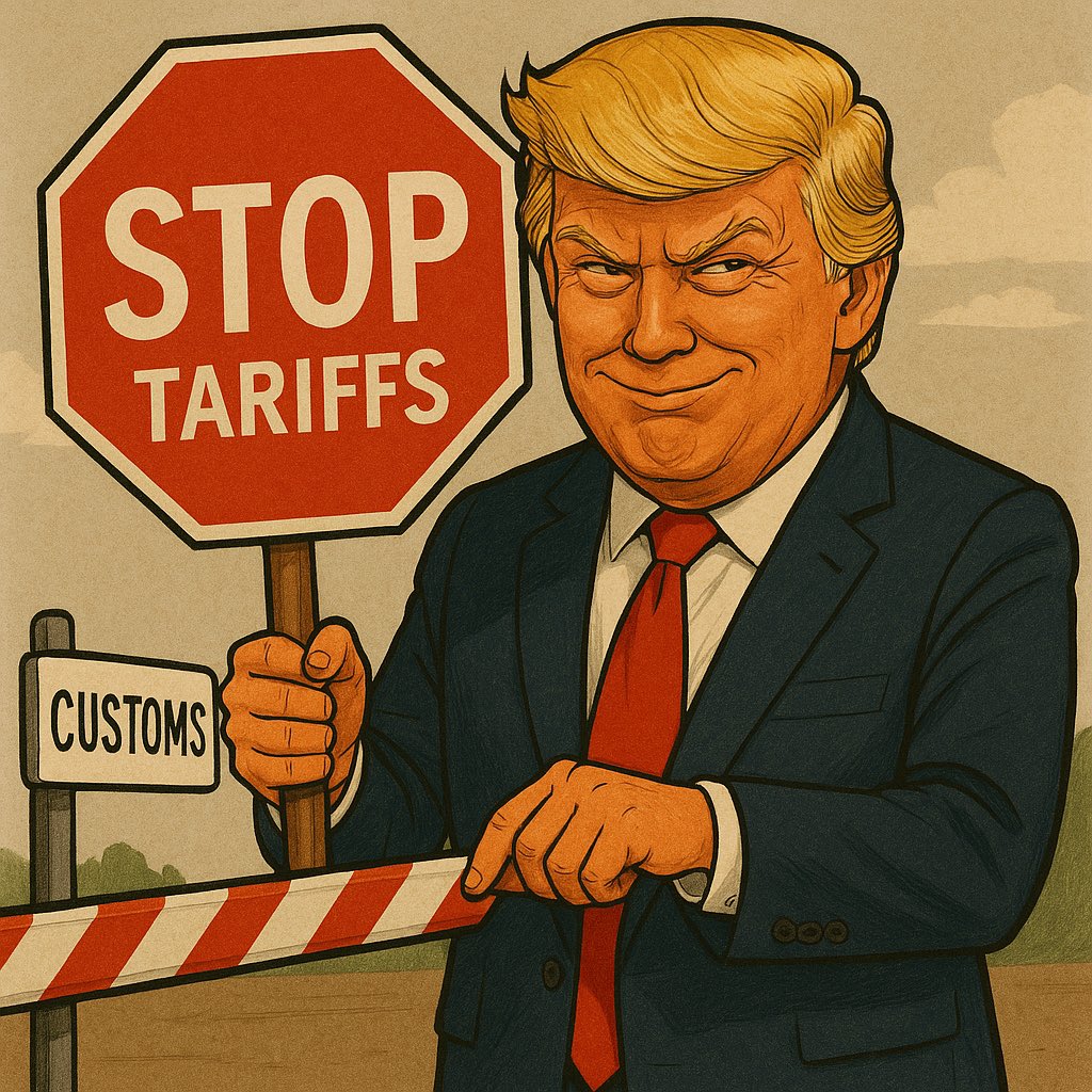 Achtung - #Zollkontrolle! <a href="/realDonaldTrump/">Donald J. Trump</a>