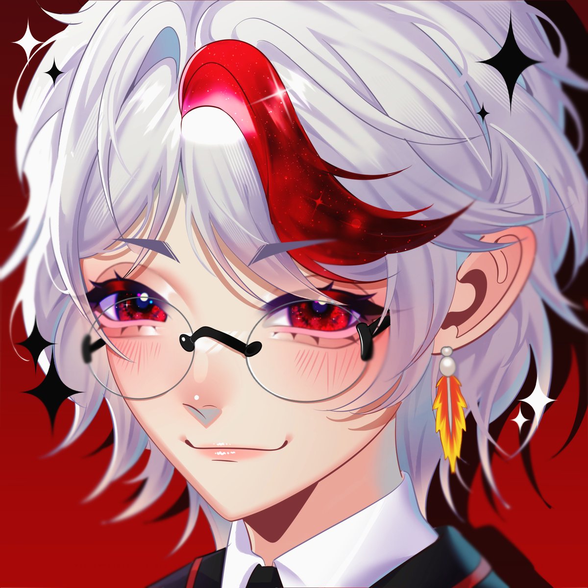 This amazing PFP was done by <a href="/ARyosyo/">ALan_Ryusei</a>! I highly recommend them as they are affordable, does amazing work, and are receptive to feedback! They have a waitlist, but trust me that they are well worth the wait!