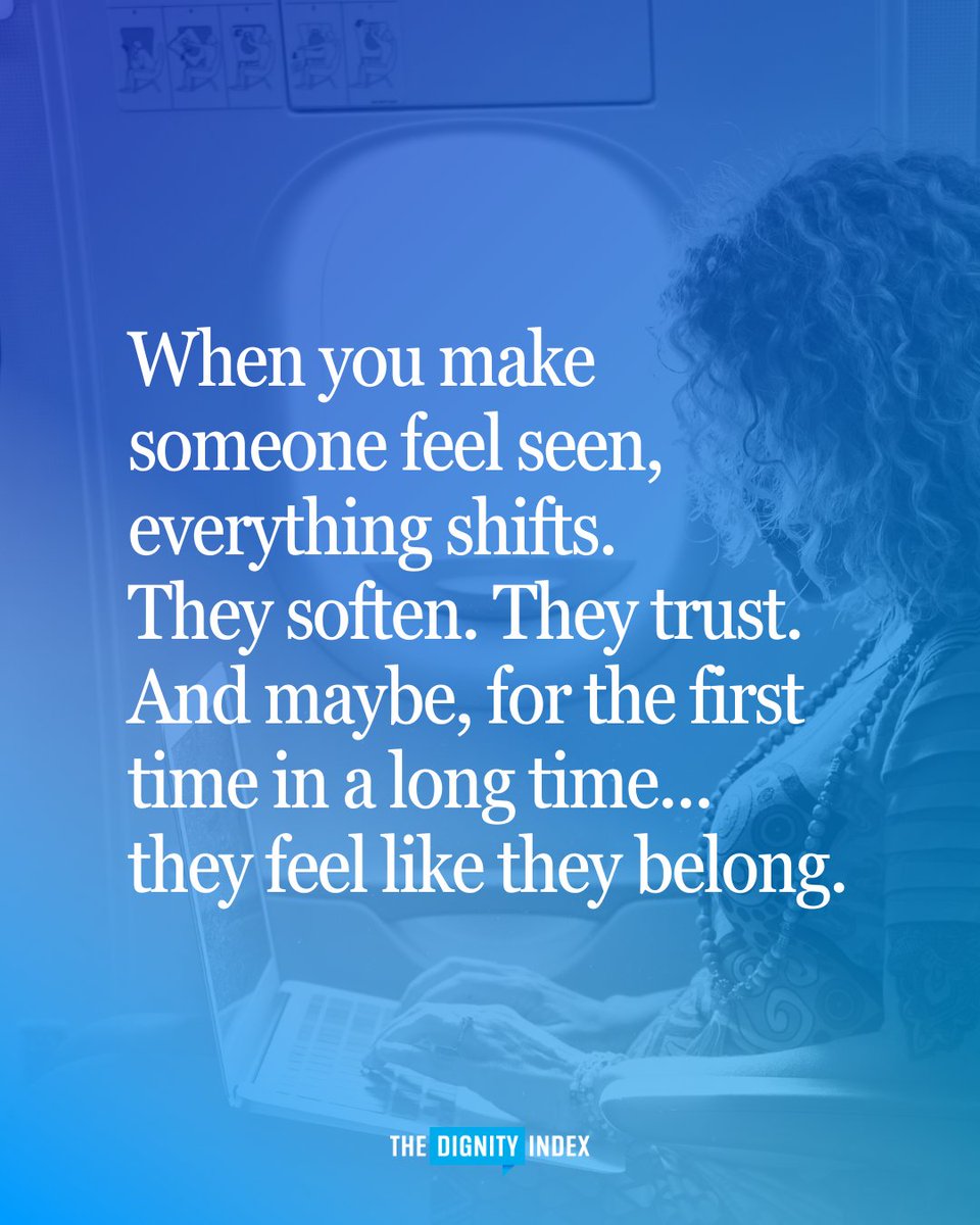 TheDignityIndex's tweet photo. The kind of moment that reminds you what connection really looks like, @tpyfer  wrote about it in this week’s newsletter. Go read it, especially if the world’s felt a little disconnected lately. 💙   https://t.co/8NnLxNYXxQ https://t.co/hdcVSr9Nnf